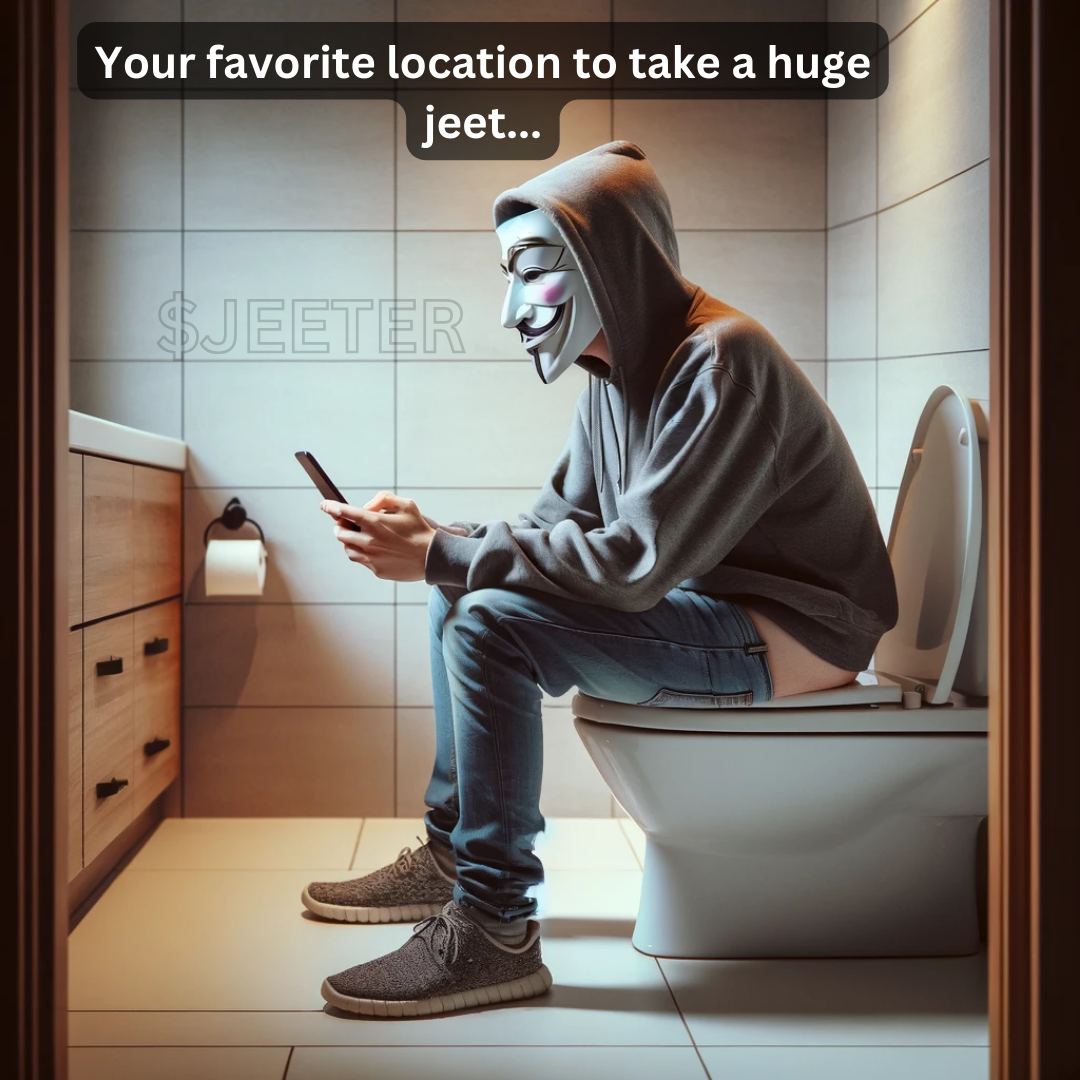 Toilet jeeting meme